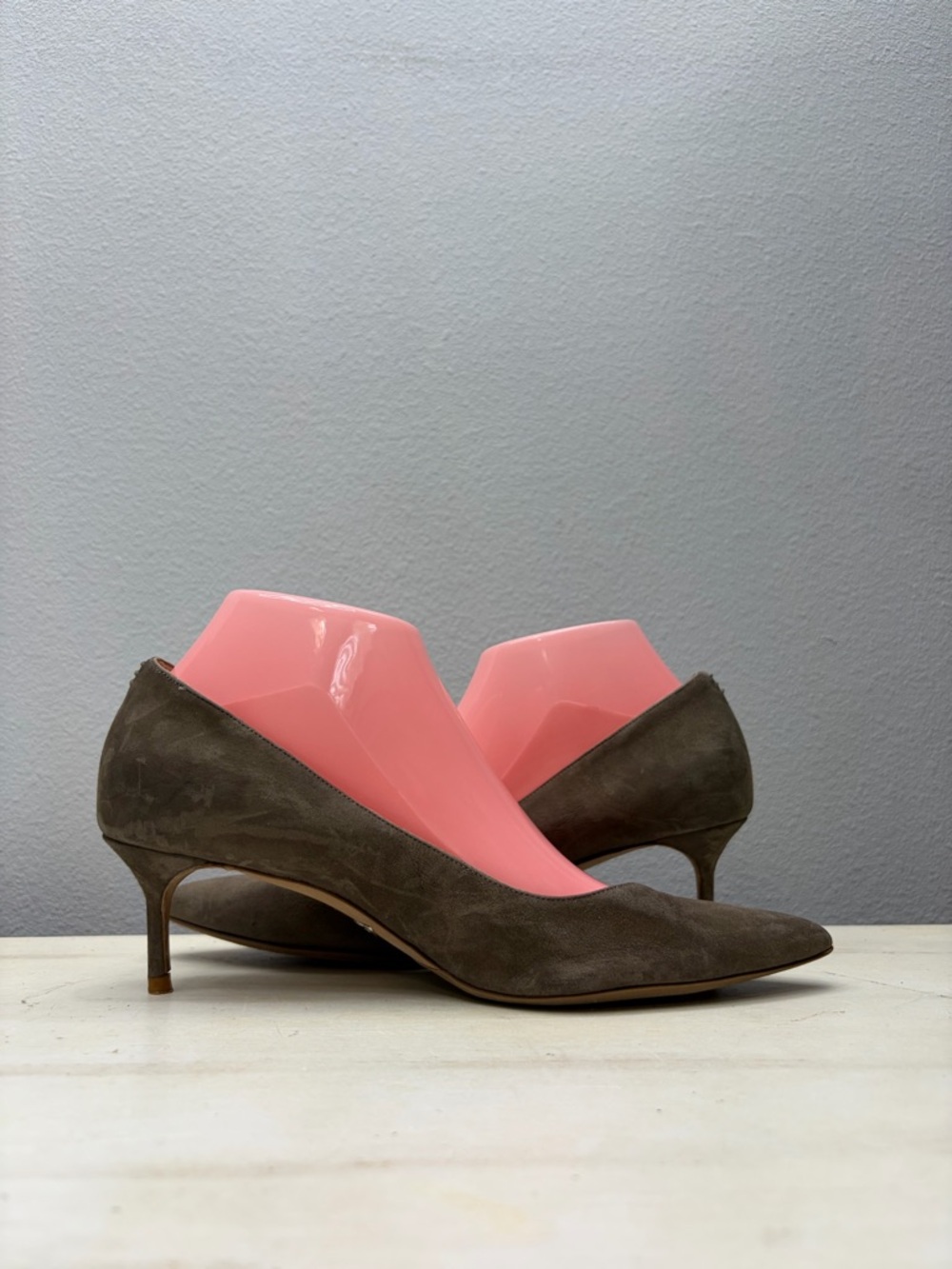 Sarah Flint Brown Suede Pumps Size 39 - Picture 2 of 8